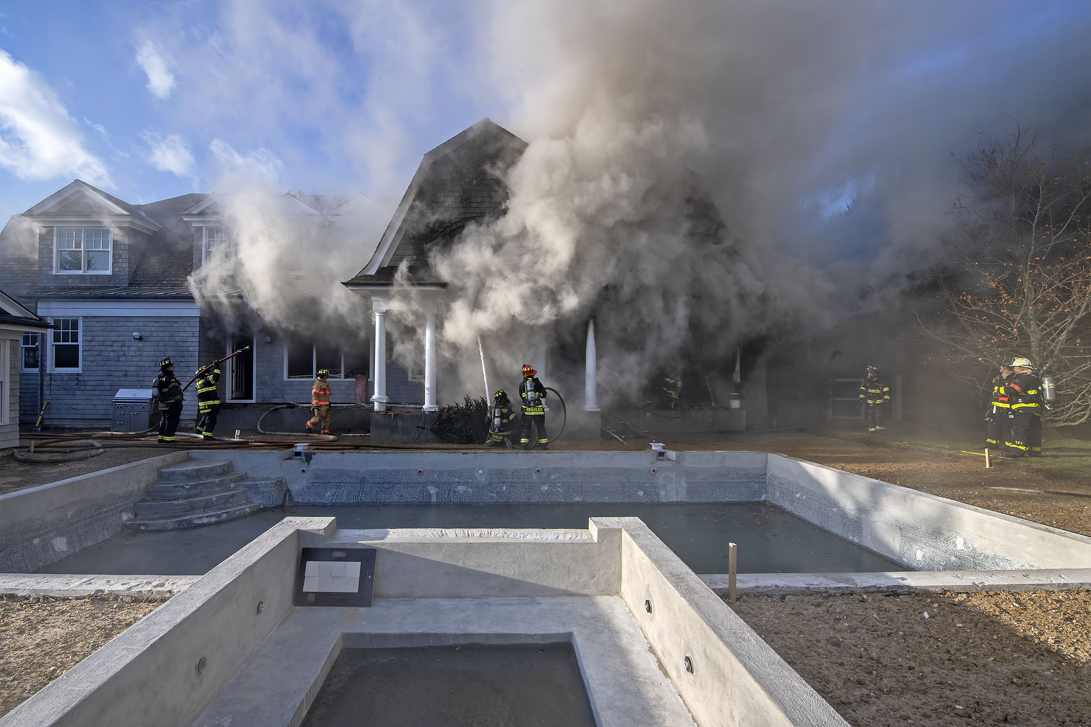 Firefighters Battled Bridgehampton House Fire for 10 Hours The East